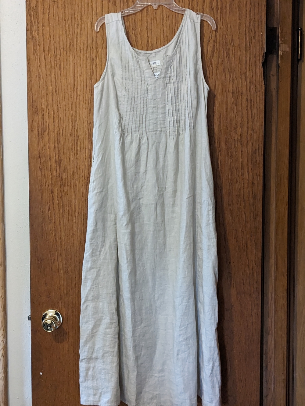 Malvin Sleeveless Linen Maxi Dress